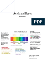 Acids and Bases