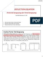 Slope Deflection Equation - Porta Tak Bergoyang Dan Bergoyang