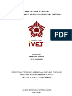 Format Laporan Akhir Mahasiswa KM 5 