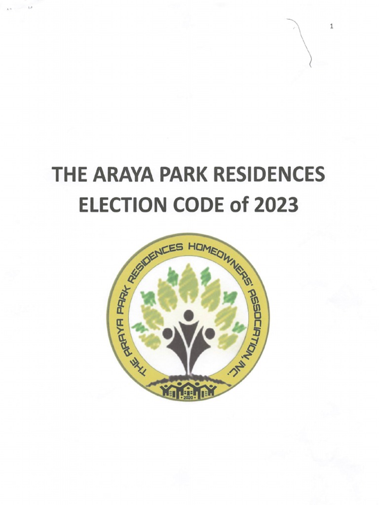 Election Code 2023 PDF