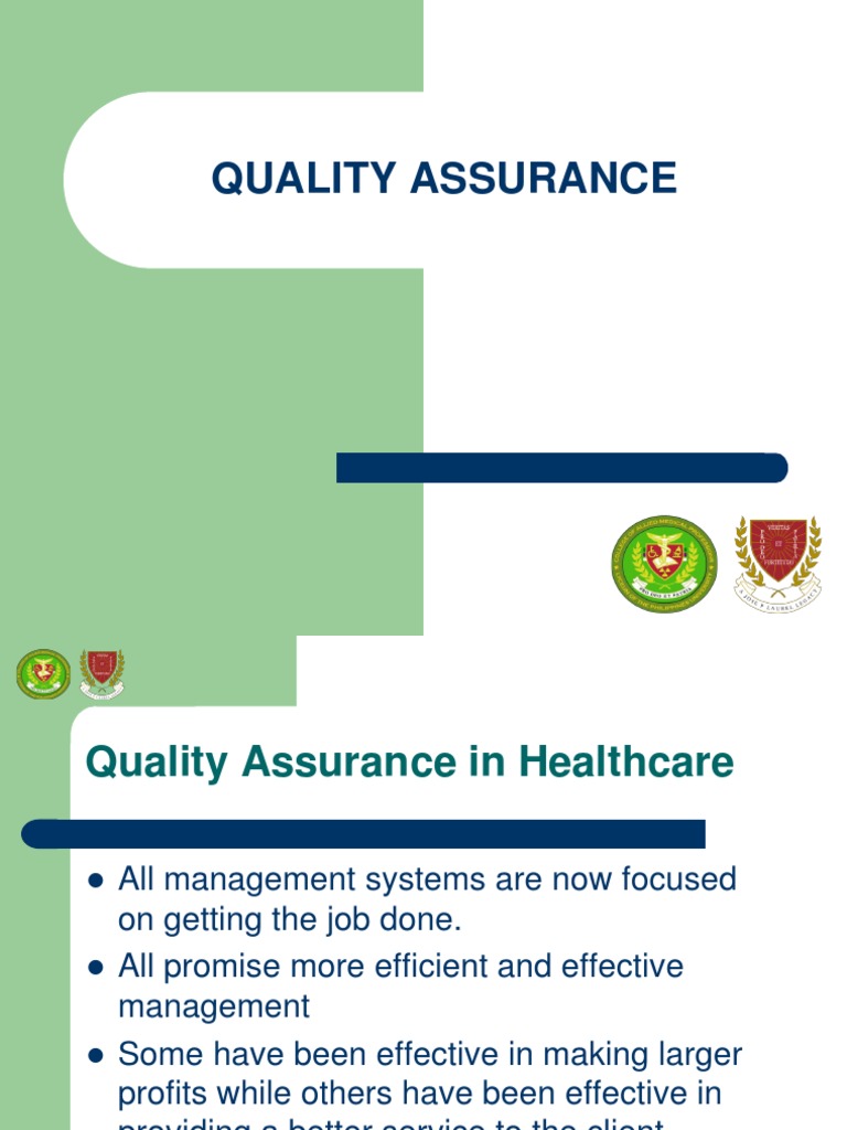 Quality Assurance | PDF