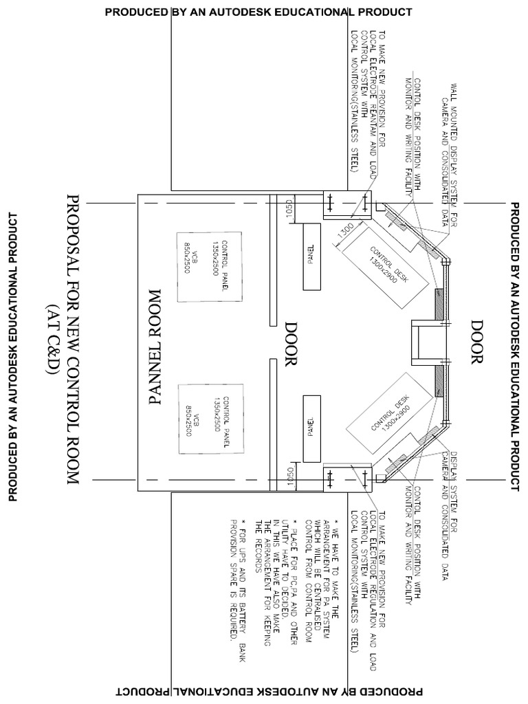 Proposal For New Control Room | PDF