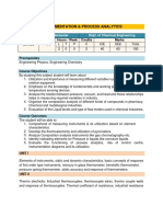 Instrumentation & Process Analytics