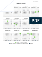 Calendário 2025 para Imprimir - Calendarr