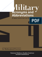 Military Acronyms 2020