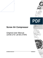 Qx189860 Lb185-275-Lb185-275 Screw Air Compressor - Origional User Manual