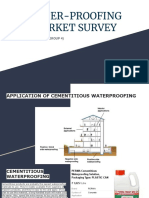 (Shima and Afshan, 3C) BMS Water-Proofing Market Survey (Group 4)