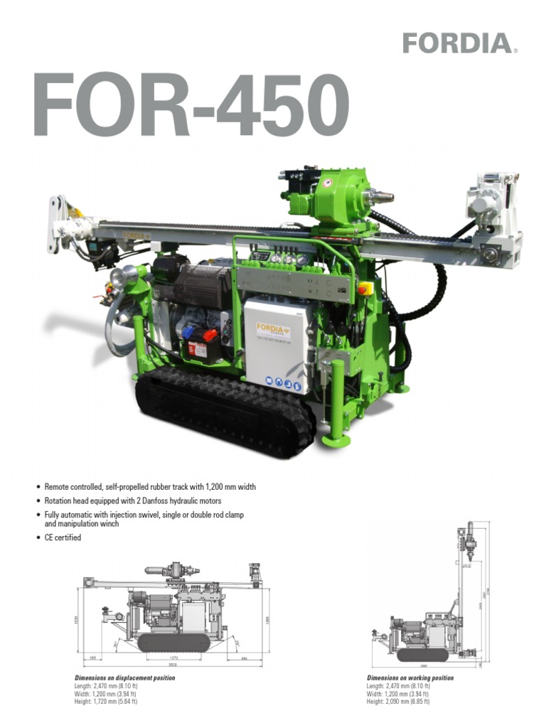 Geotechnicaldrillrigfor 450ang | PDF | Engines | Manufactured Goods
