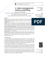 Steel Supply Chain Management by Simulation Modelling