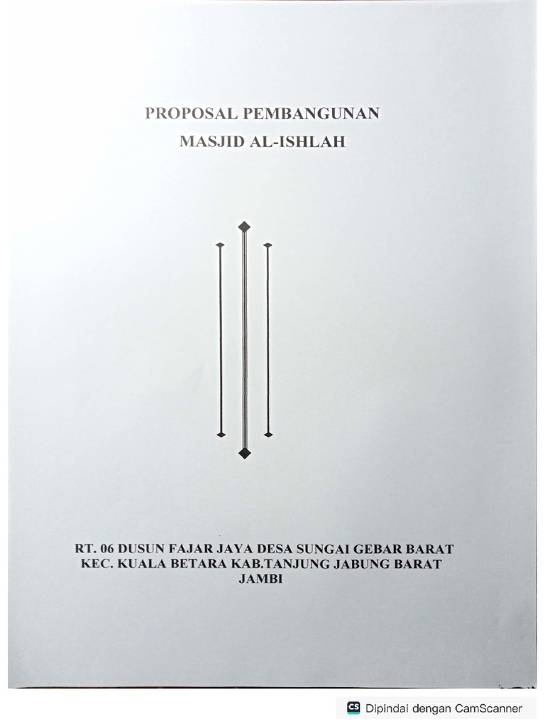 Proposal Masjid Al-Ishlah 2023 | PDF