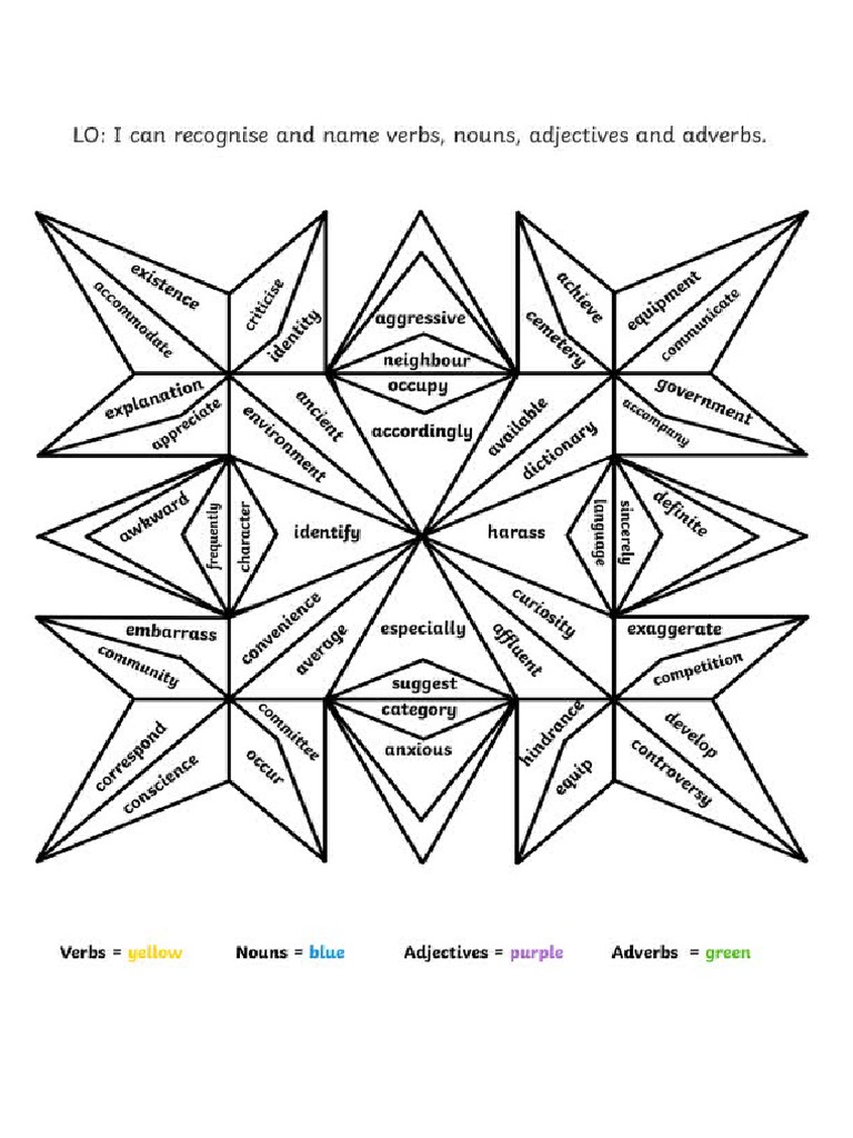Colour by Word | PDF