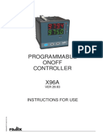 X96A-programming Control Valve
