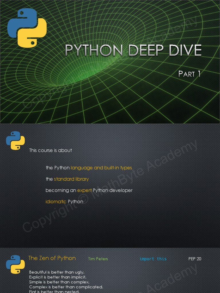 Python Deep Dive 1  PDF  Variable (Computer Science)  Programming Paradigms