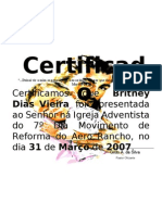 Certificado de Crianças 2