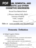 Dementia Coding Guidelines and HCC | PDF | Dementia | Major Depressive ...
