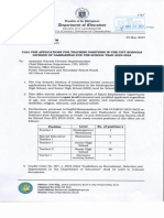 0785 Division Memorandum No. 216 S. 2023