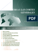 Tema 4. Las Cortes Generales (Curso 2020-2021)
