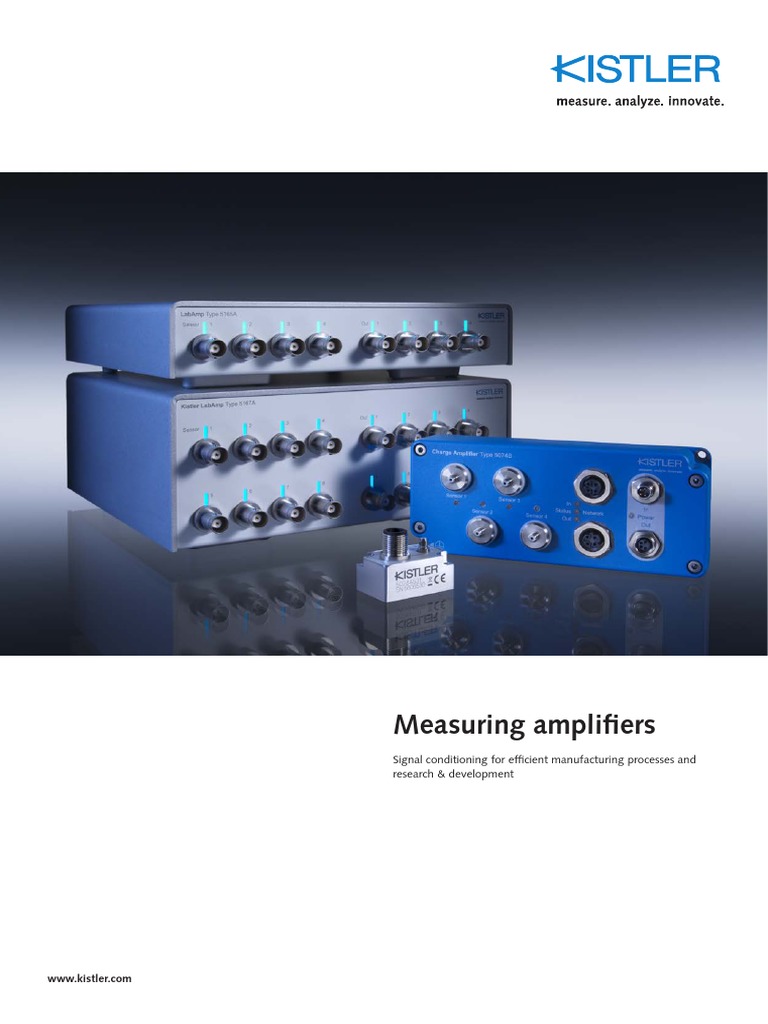 Measuring Amplifiers Signal Conditioning For Efficient Manufacturing Processes and Research