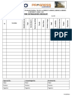 Pc-Hse-Fm 05 Extingusher Inspection Record