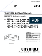 Mitsubishi Electric PEFY-P VMH-E Service Manual Eng
