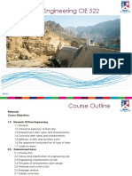 Dam Engineering CIE 522 - Course - 03032023