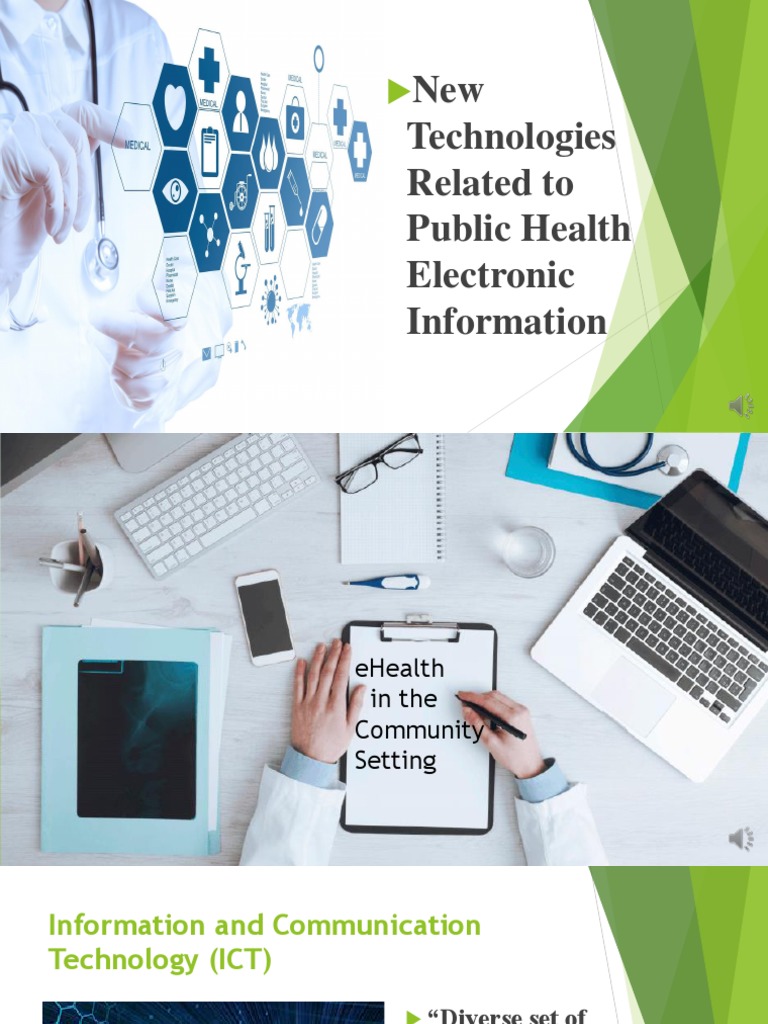 eHealth Technologies in Community Health | PDF | Electronic Health ...