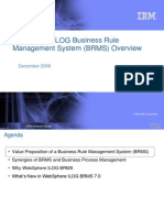 IBM WebSphere ILOG BRMS Overview (Dec 2009)