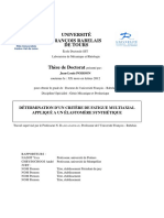 These - Détermination D'un Critère de Fatigue Multiaxial - JLP - 2012