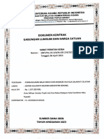 Dokumen Kontrak Pembangunan Balai Nikah Dan Manasik KUA Salawati