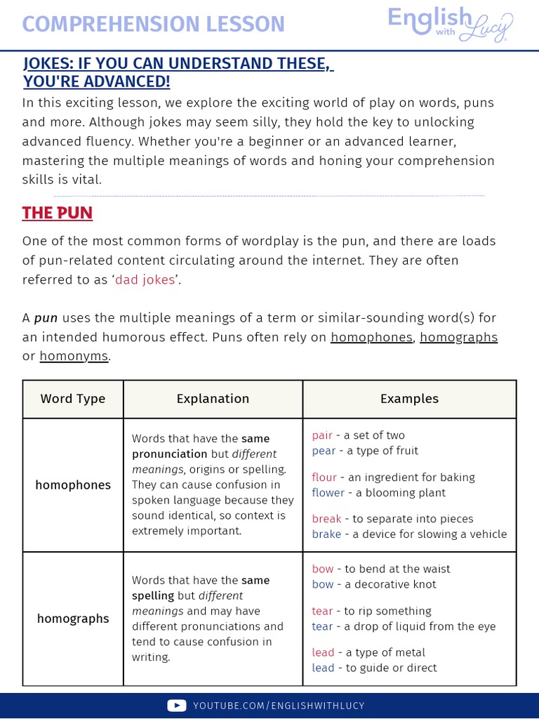 Jokes If You Can Understand These, You're A | PDF