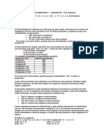 LISTA DE EXERCÍCIOS 1 - Conjuntos