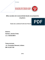 Tesis Licenciatura Psicologia, Gutman Jess