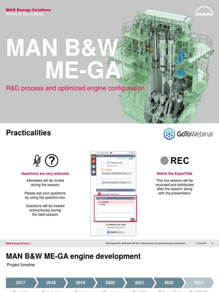 MAN B&W ME-GA Engine Development Insights | PDF | Internal Combustion ...