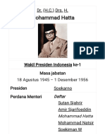 Mohammad Hatta - Wikipedia Bahasa Indonesia, Ensiklopedia Bebas