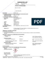 N.F. Electronic Cleaner MSDS (SLO) BDS002312AE