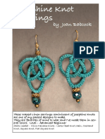 Josephine Knot Earrings - Micro-Macrame Jewelry