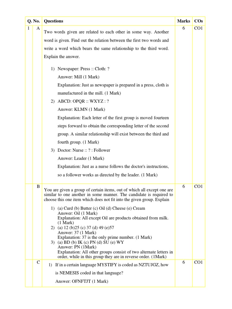 Lrps Model Answer For Ese | PDF