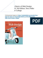 Test Bank For Basics of Web Design Html5 Css 5th Edition Terry Felke Morris Harper College