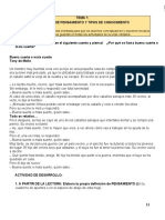 Actividad 1 Pensamiento y Tipos de Pensamiento