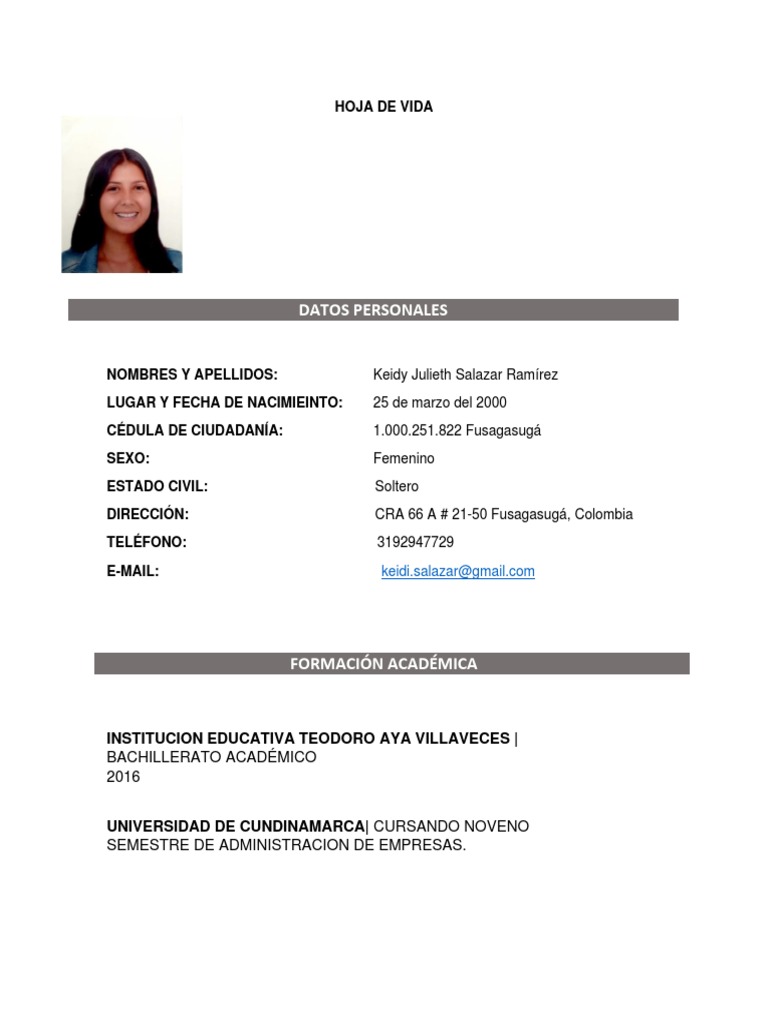 Keidy Salazar Ramirez PDF Gestión de registros