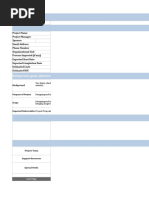 Project Charter Template