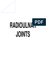 Radioulnar Joints