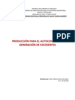 Producción para El Autoconsumo y Generación de Excedentes