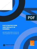Data Protection During COVID 19 Study in Namibia