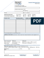 Alfatestlab Sample Submission Form Rev42