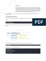 Memahami Fungsi Dan Prosedur Pada Python