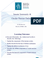 Innate Immunity and Ocular Barrir Defense