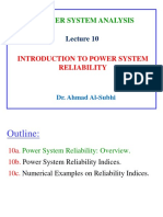 10 - Introduction To Power System Reliability