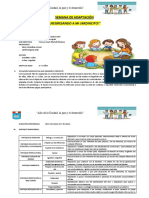 Semana de Adaptación Marzo 13 Al 17 de Marzo 2023