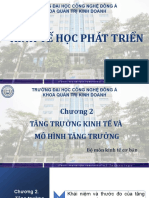KTHPT - Chuong 2. Tăng Trưởng Kinh Tế Và MHTT